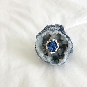 NWOT Druzy Ring